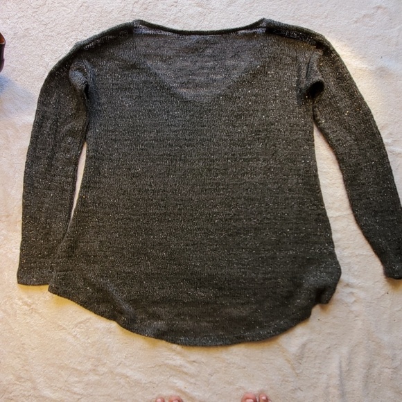 Gray with tinsel light knit - Picture 4 of 5